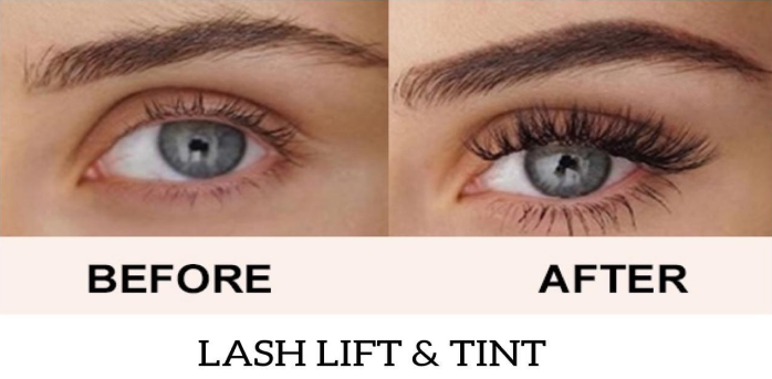 lash lift and tint